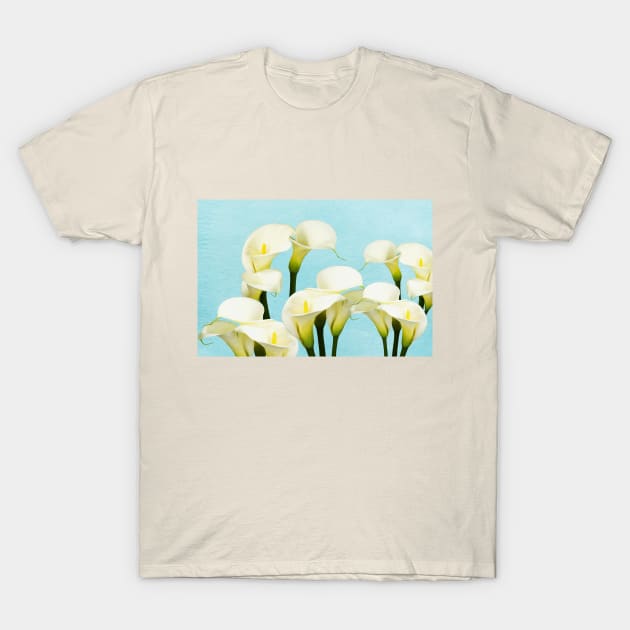 White Calla Lily Beauty T-Shirt by lauradyoung